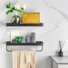 VOLPONE Bathroom Shelves Wall Mounted Glass Shelf for Bathroom Floating