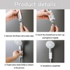 Universal Silicone Shower Head Holder, Upgrade 2025 Suction Cup Holder