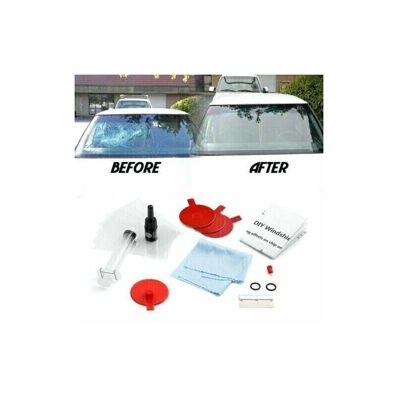 Windscreen Windshield Repair Tool Set DIY Car Kit Wind Glass