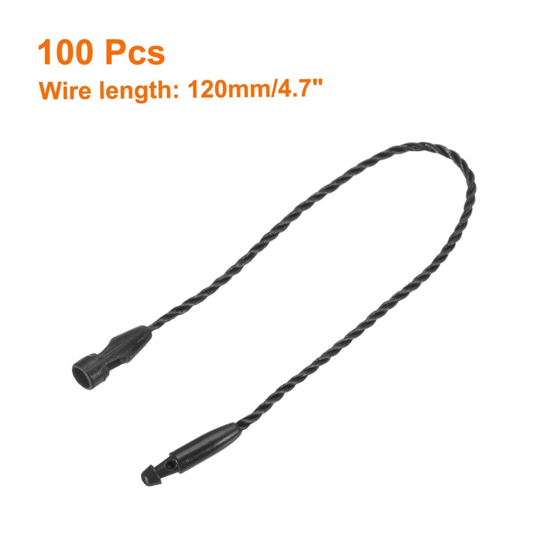 MECCANIXITY Cotton Hang Tag String Snap Lock Pins Loop Price