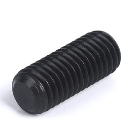 10 Pcs Set Screw with Hole M6 Screw Black Potato Screw Set Enameled Set Screws (M6*6)