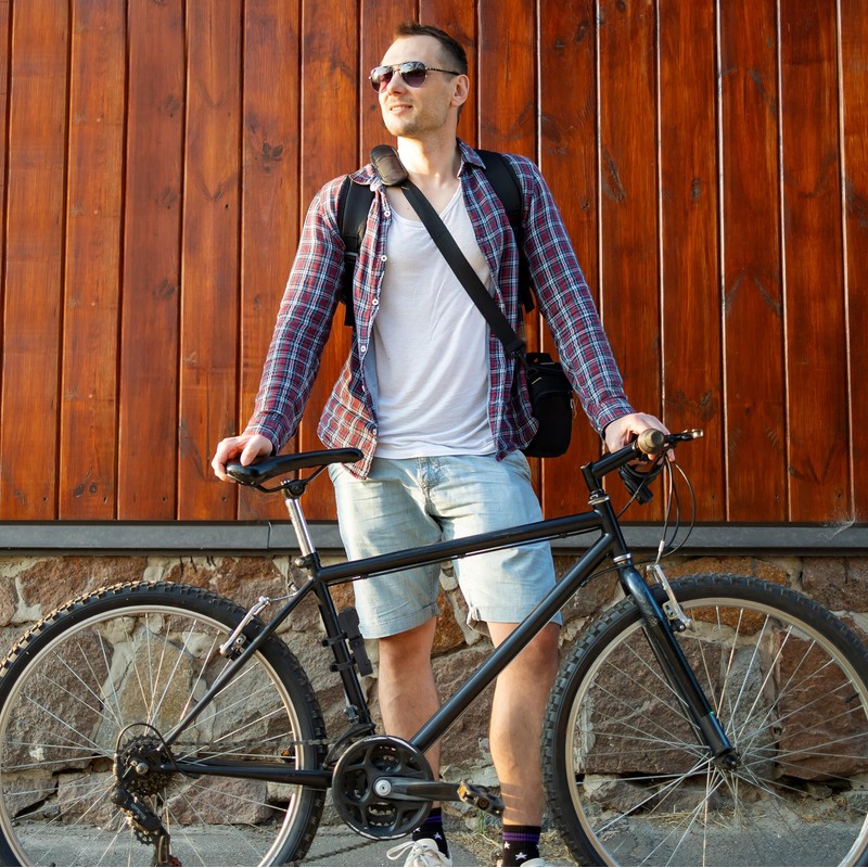 Relaxdays Folding Lock Bicycle Frame Bracket 65cm Link Lock for