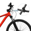 sourcing map 40pcs Bicycle S-Hook Clips Clamps Plastic Rotatable S