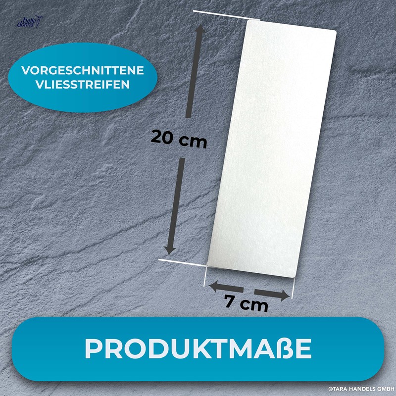 Bella Donna, Cotton Fleece Strips 7 x 20 cm Pack