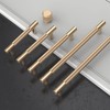 Asidrama10 Pack Gold Kitchen Cabinet Knobs Knurled Dresser Knobs Drawer
