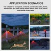 QXMH Solar Outdoor Motion Sensor Alarm-112db Motion Detector Alarm Light,Alarm