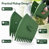 2-Piece Garden Leaf Grabber – Handheld Rake Claws for Collecting