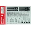 ShellScale Decals HO157 - Norfolk Southern Aluminum Gondola G87 Decals