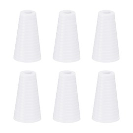 uxcell 6Pcs Cord Knobs, 19mm Window Blind Tassels Plastic Pull Cord Tassel Drops Pull End Pendant for Window Blinds Shade Curtain, White