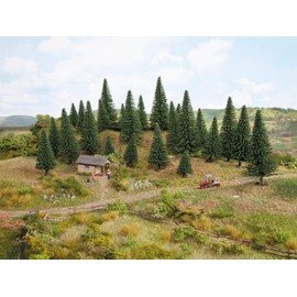 Noch 26822 Model Fir Trees, Pack of 10, 16 - 19 cm High