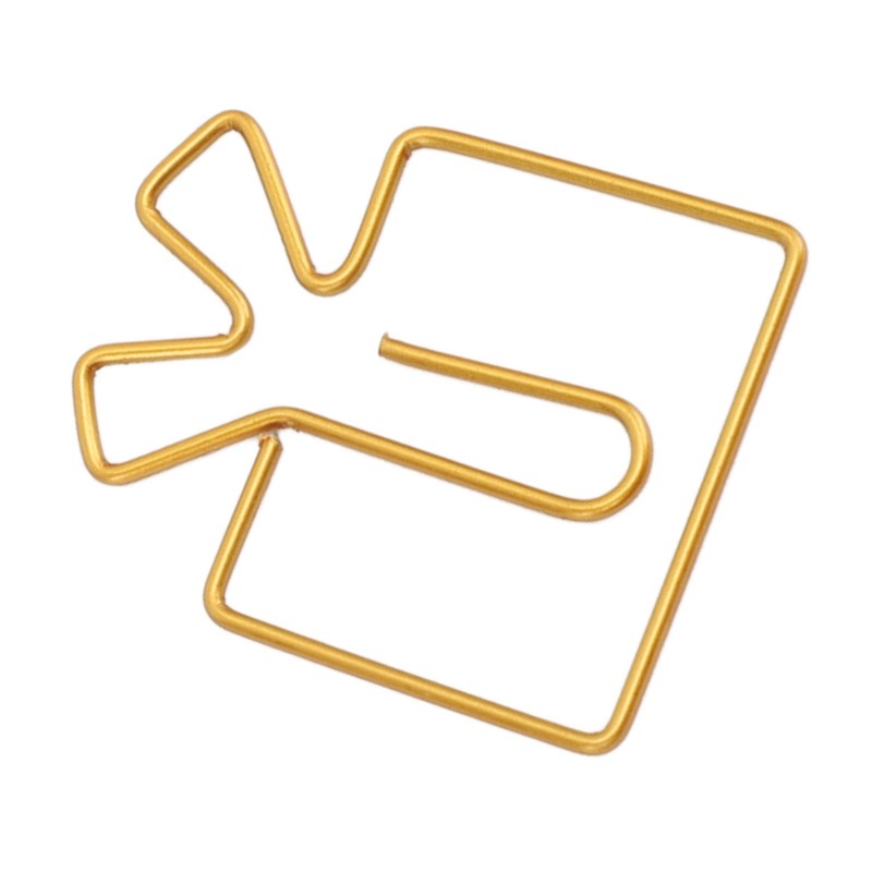 100PCS Funny Cute Paperclips Decorative Metal Small Journaling Paper Clamps