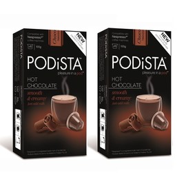 Nespresso Original Line Compatible Capsules Hot Chocolate Hot Cocoa Pods - Smooth & Creamy - 20 Pod Package