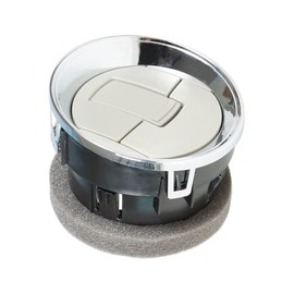 waltyotur 2 Pcs Front Interior Dashboard Louvre AC Heater Air Vent Gray Grey Replacement for F-150 F150 2009-2014