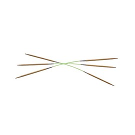 HiyaHiya Flyers Double-Pointed Flexible Bamboo Knitting Needles, Set of 3 (US 6 / 4mm)