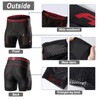 ARSUXEO Men's Cycling Shorts 5D Gel Padded Mountain Bike Undershorts