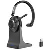 Wireless Headset with Mic for Work,Wireless Computer Headset(Bluetooth V5.3 +