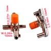 NPT Compressor Manifold Heavy Duty Double Outlet Manifold Air Compressor