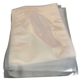 Pack of 100 Vacuum Sealed Edge Bags 90 mµ Transparent Sealing Bags (180 x 240 mm)
