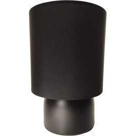 Sunbeam Modern Black Table Lamp Energy Star with Warm White 40 W Equiv LED Bulb