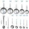 Measuring Spoon Stainless Steel Measuring Cup and Measuring Ruler for