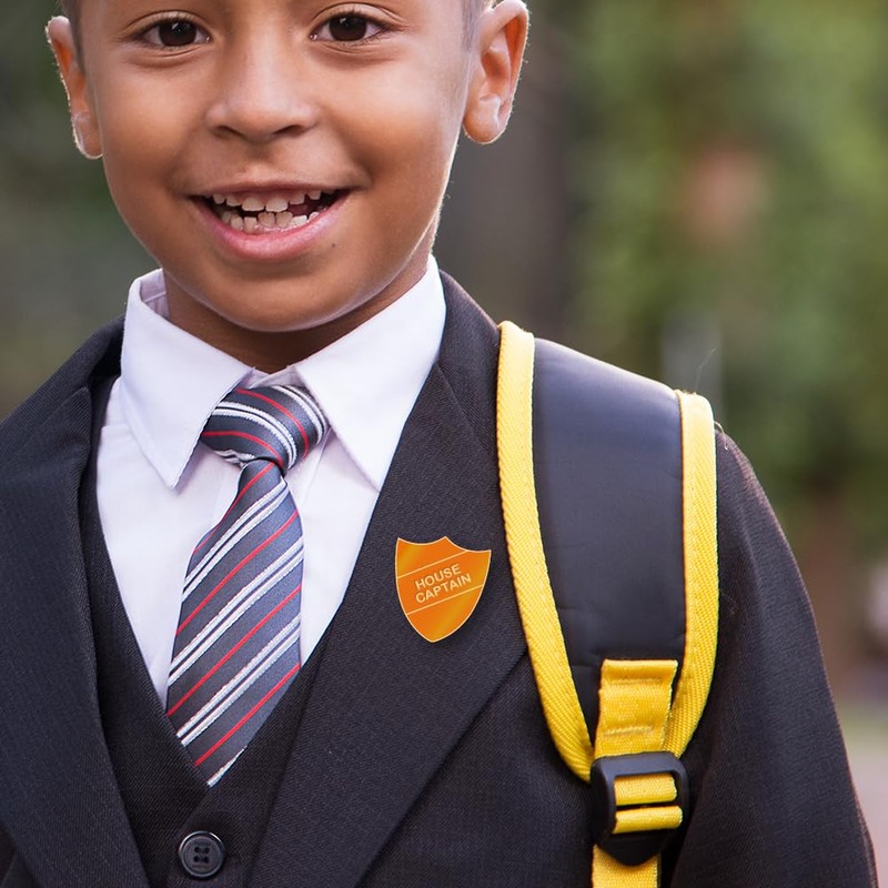 House Captain Enamel Badge (ORANGE)