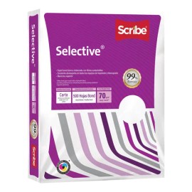 Papel Selective Bond Blanco Carta - 1 Paquete Con 500 Hojas