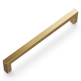 Hickory Hardware Solid Core Kitchen Cabinet Pulls, Luxury Cabinet Handles, Hardware for Doors & Dresser Drawers, 6-5/16 Inch (160mm) Hole Center, Champagne Bronze, Skylight Collection(Pack of 1)