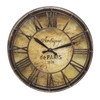 Carousel Home 20cm Wall Clock Antique Effect Distressed Round Clock