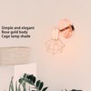 Swing Arm Wall Lamp 350 Degree Rotary Cage Shade Iron