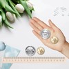 CREATCABIN Pocket Hug Token Long Distance Relationship Keepsake Stainless Steel
