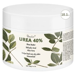 Danliss Urea Cream 40 Percent Unscented with Shea Butter Salicylic Acid for feet Maximum