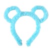 caralin Women Winter Thick Plush Headband Round Bear Ears Makeup