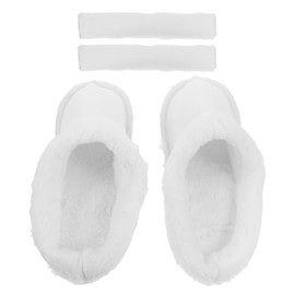 SAFIGLE 1 Set Comfortable Winter Liner Insoles for Hole Shoes Detachable Soft Back Liner Inserts for Cozy Warmth Breathable Design Suitable for Home and Outdoor Activities