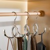 Kabquluz Unique Twist Design Bag Hanger Purse Hooks Closet Rod