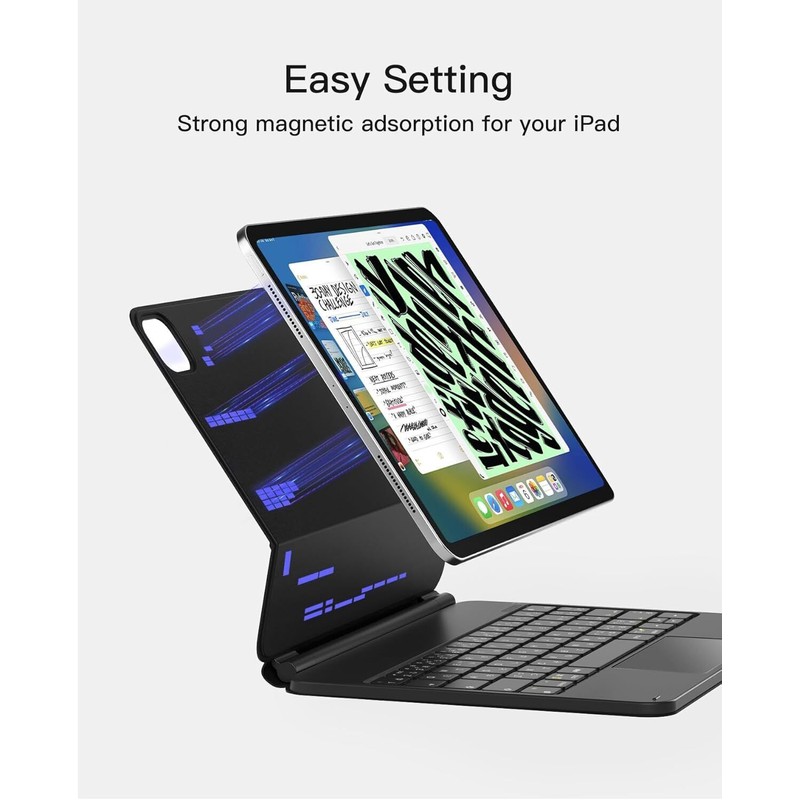 Inateck Magnetic Keyboard Case for Air 11 inch 2025 M3