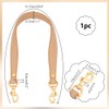 PH PandaHall 20.3 Inch Browner Leather Bag Strap Short Purse