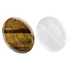 Nupuyai Pack of 2 Thumb Stone Worry Stone Crystal Gemstone