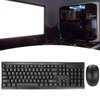 Keyboard Mouse Combo 2.4Ghz Wireless Splashproof Mute Optical Engine Positioning