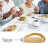 Disabled Patient Arthritis Elder Utensil Removable Flexible Rotating Eating Fork