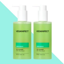 Vegan Effect Green Barley LHA Gel Cleanser 205mlX2 / 비건이펙트 청보리 LHA 젤 클렌저 205mlX2개