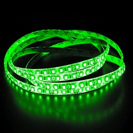 LED Strip 500cm 5m ; 12V Waterproof IP65 600LEDs ; Green