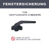 3D-Druck Camper Window Locks in Black/Burglary Protection/Latch for Dometic Seitz