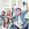 Kisangel Usa Flags Hand Waving 25pcs Mini American Flags Polyester