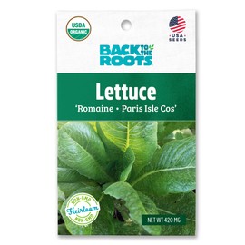 Back to the Roots - 100% Organic Seed Packet - Lettuce 'Paris Isle Cos' 700mg