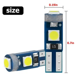 Osilly 12PCS 12V Car T5 LED Bulbs, 6000K Auto Interior Bulb Error Free, Vehicle Dashboard Dash Instrument Panel Gauge Cluster Indicator Lights Lamp, Universal for T5 74 37 882 17 18 (Yellow)