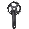 Bike Crank Arm Set Hollow Integrated Single Disc Aluminum Alloy