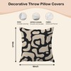 JMICPTUB Modern Abstract Boho Pillow Covers 18x18, Boho Room Decor,