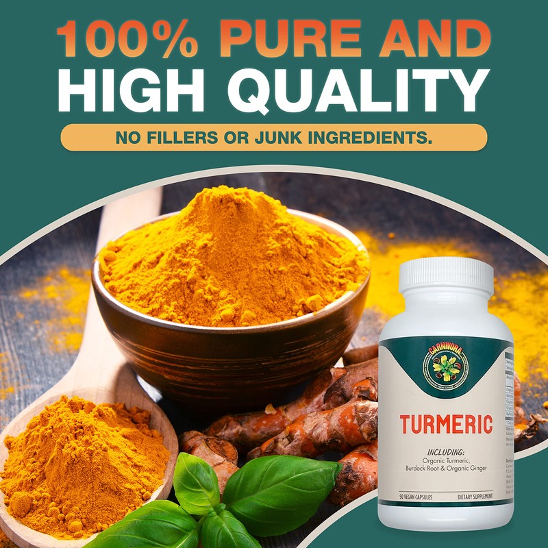 Carnivora Turmeric – Support for Joints and Digestive Health (90