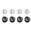 100Pcs Badge Back Cover Tinplate Plastic Base Avoid Rust Firm