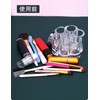 MOSIKER Acrylic Flower Shape Brush and Lipstick Holder with 12